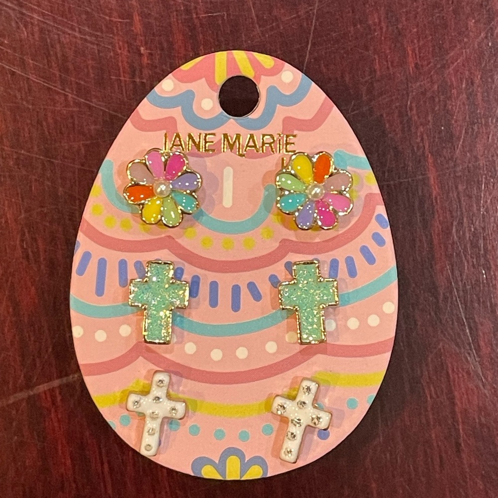 Jane Marie Kids Colorful Earrings Set